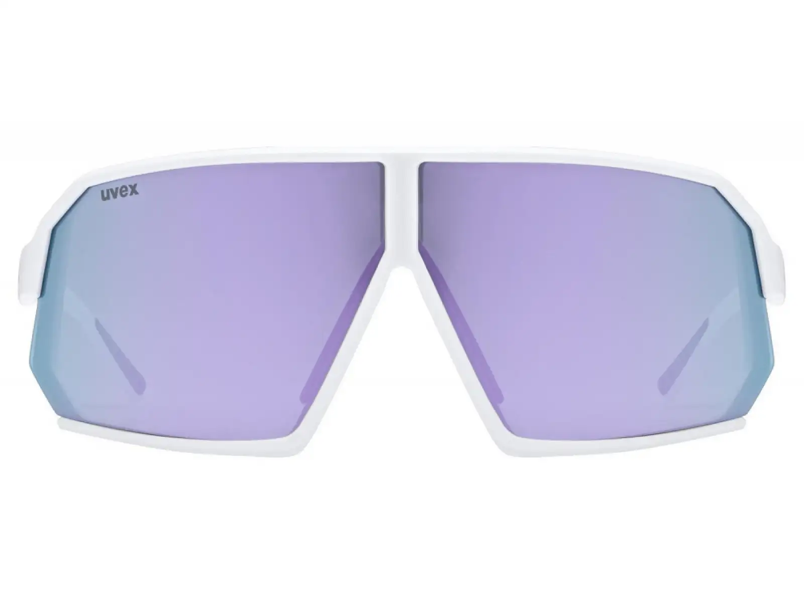 Uvex Sportstyle 237 okulary White Matt/Mirror Lavender