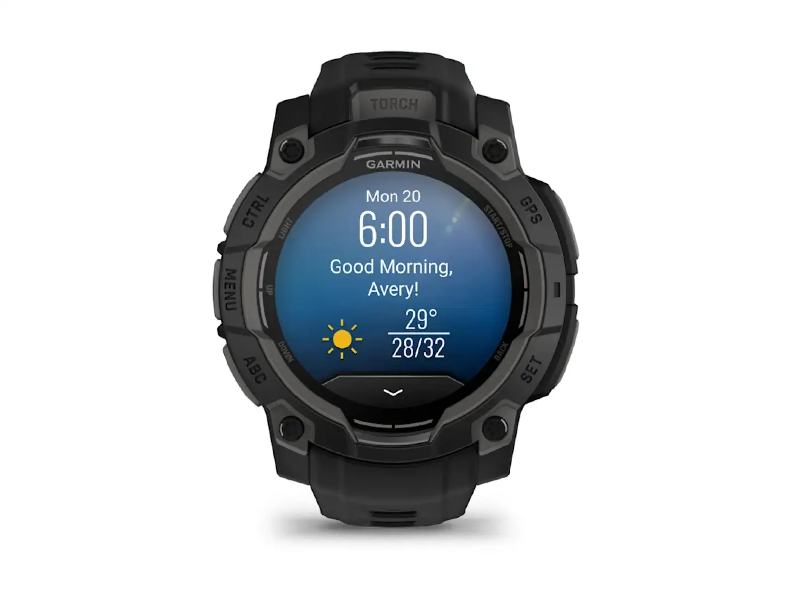 Garmin Instinct 3 Amoled 45 mm inteligentny zegarek Black/Black pasek
