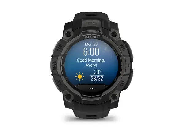 Garmin Instinct 3 Amoled 45 mm inteligentny zegarek Black/Black pasek
