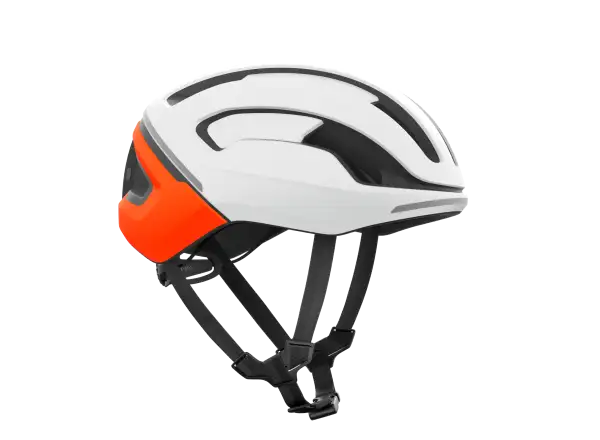 POC Omne Beacon MIPS szosowy kask Hydrogen White/Fluorescent Orange Matt