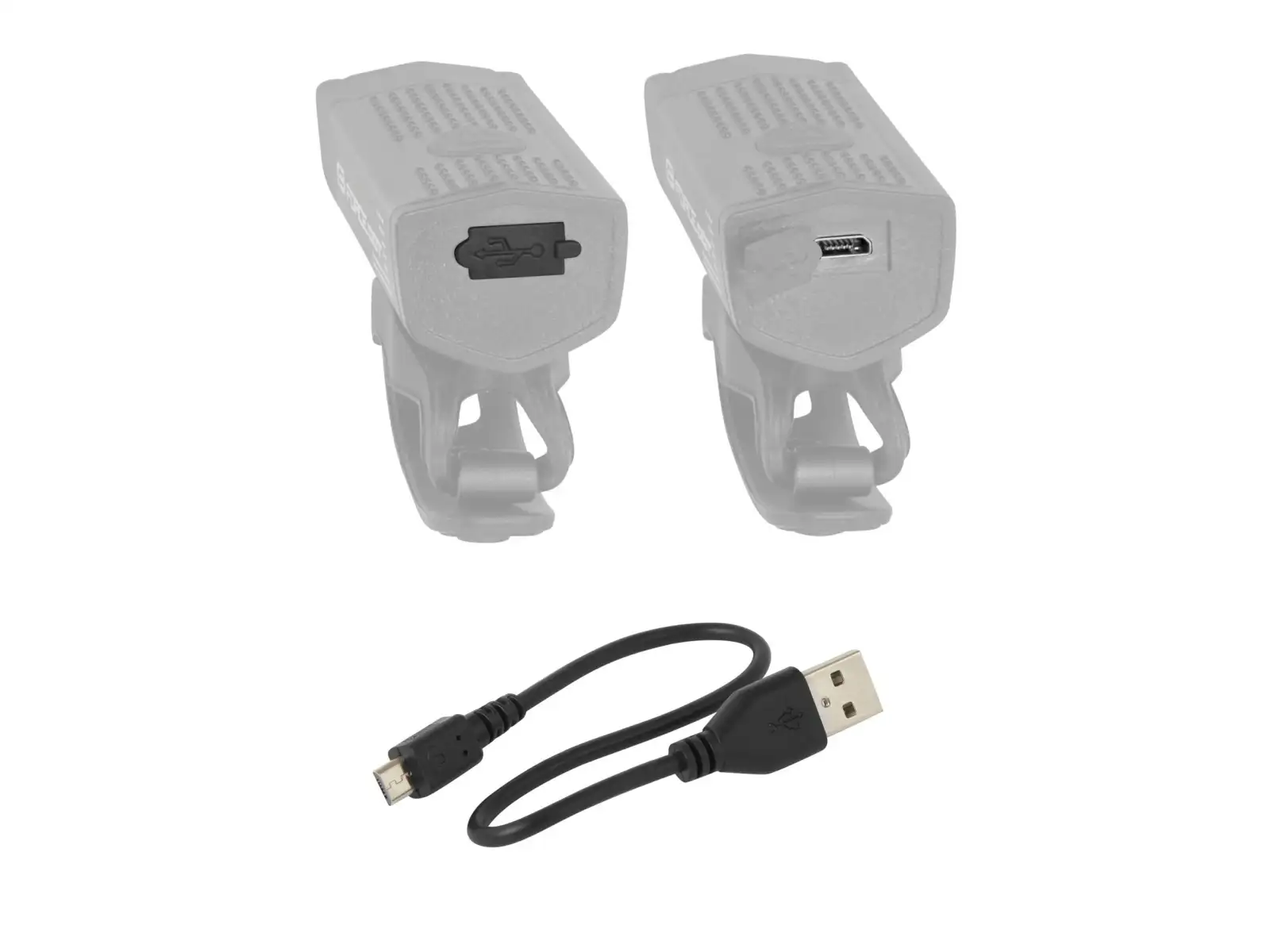 Force Dot przednie światło USB czarna