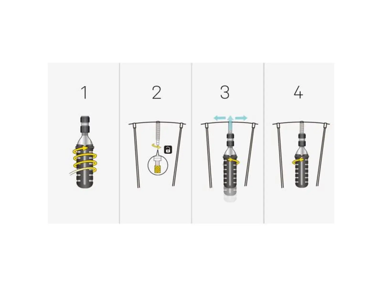 Topeak Nano AirBooster pompka czarna