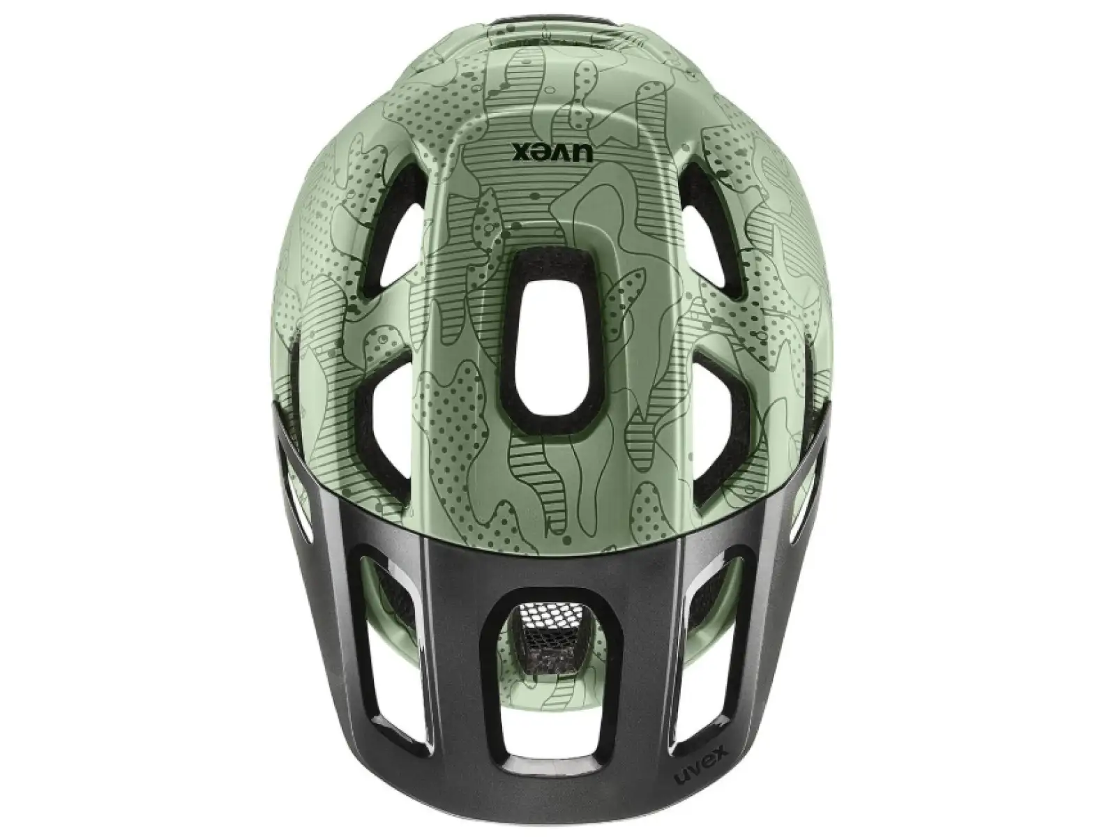 Uvex React Jr. dziecięcy kask Moss Green/Altim Matt
