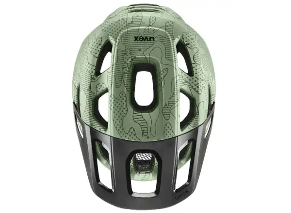 Uvex React Jr. dziecięcy kask Moss Green/Altim Matt