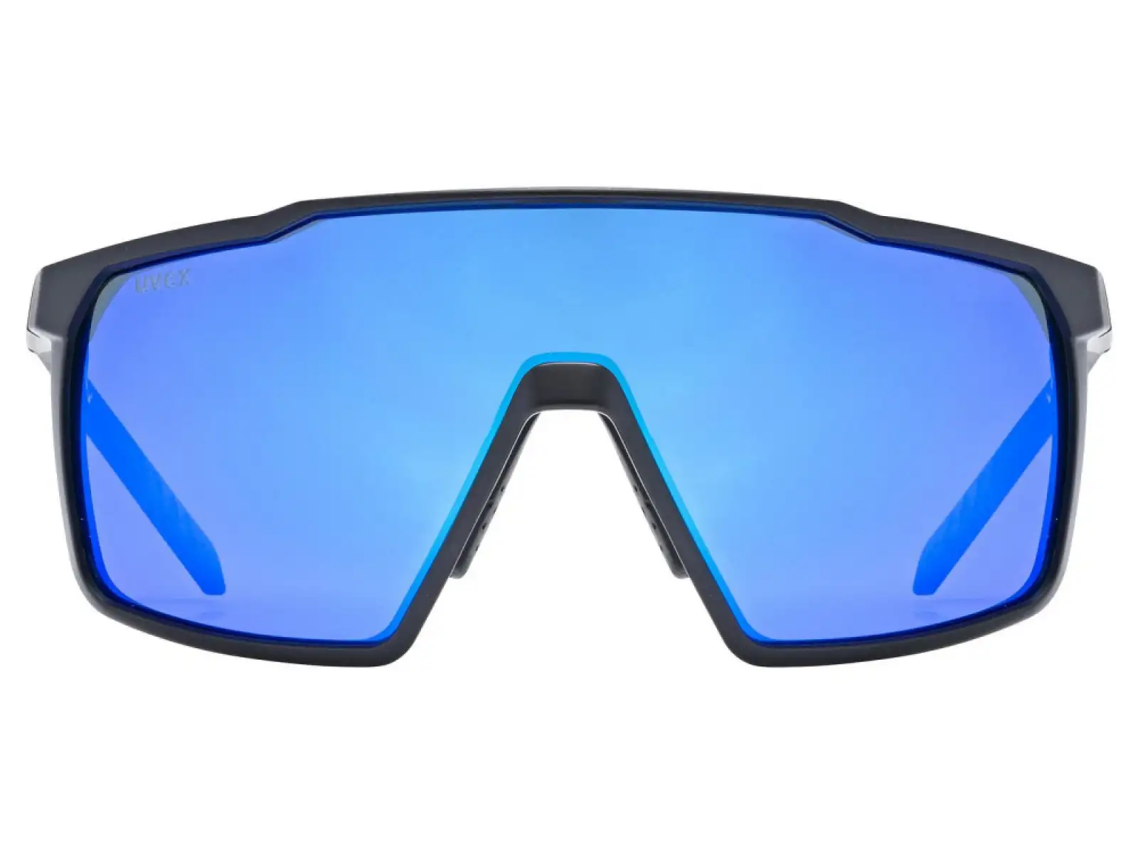 Uvex MTN Perform S okulary Black Matt/Mirror Blue