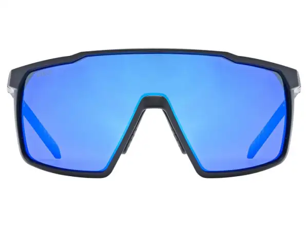 Uvex MTN Perform S okulary Black Matt/Mirror Blue
