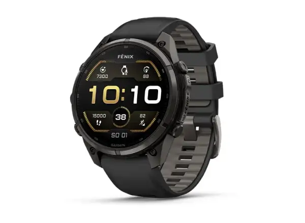 Garmin Fénix 9 Pro inReach 47 mm inteligentny zegarek Carbon gray DLC Titanium Black/Pebble gray