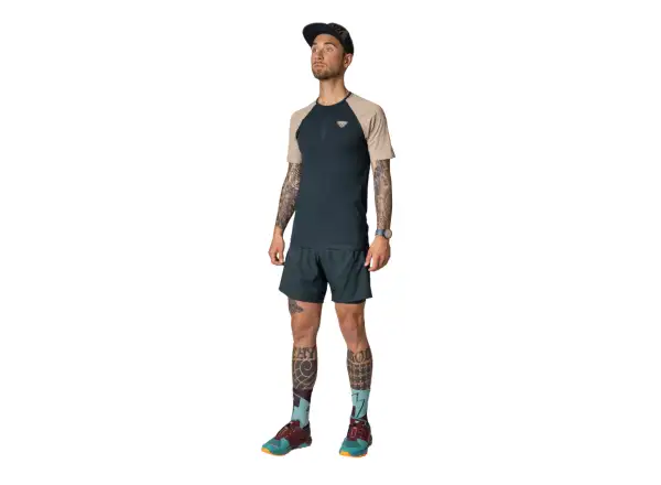 Dynafit Ultra S-Tech męska koszulka z krótkim rękawem Blueberry/Rock Khaki