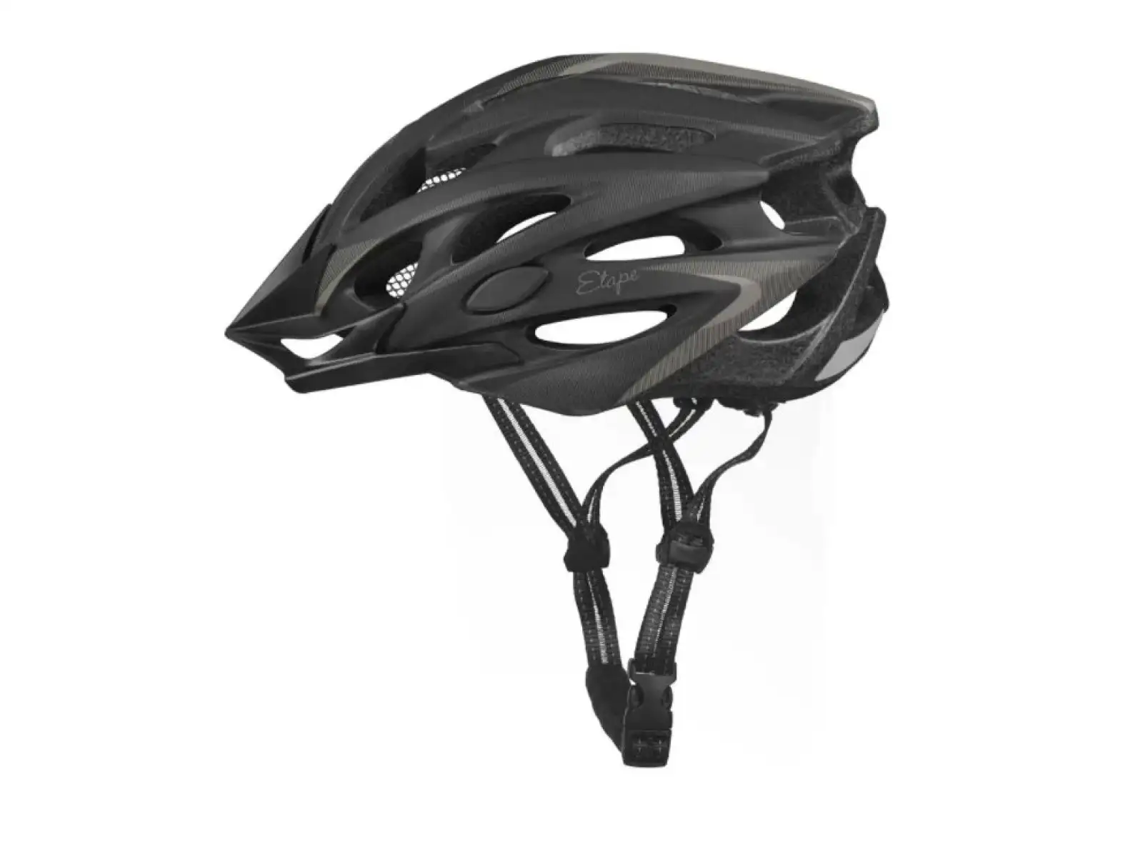 Etape Venus kask rowerowy czarna/tytan mat