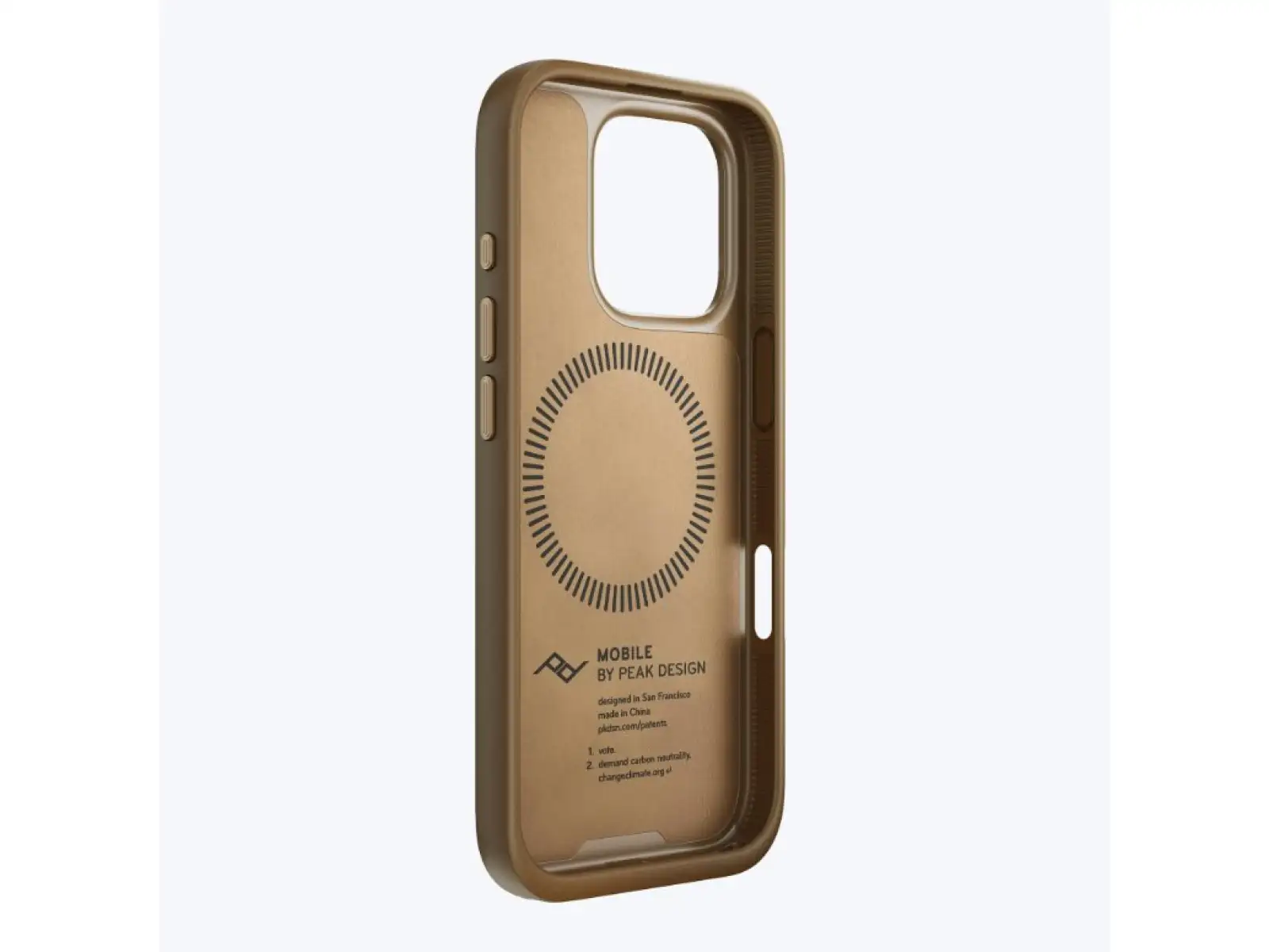 Peak Design Mobile Everyday Clarino Case iPhone 16 Pro etui na telefon Tan