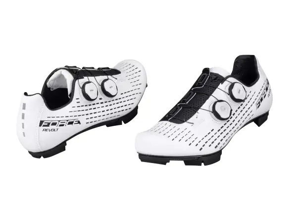 Force Revolt Carbon MTB męskie buty rowerowe biała