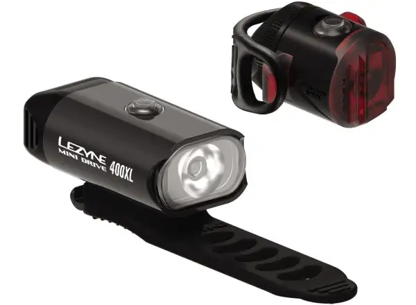 Lezyne Mini Drive 400 / Femto USB Drive zestaw świateł czarna