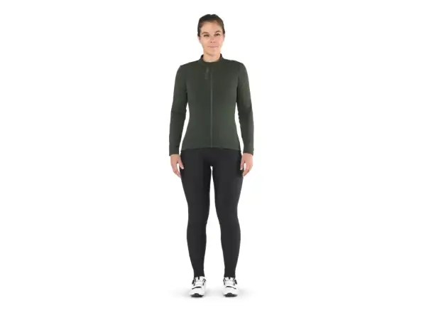 Mavic Aksium Thermo damski dres długi rękaw Christmas Green