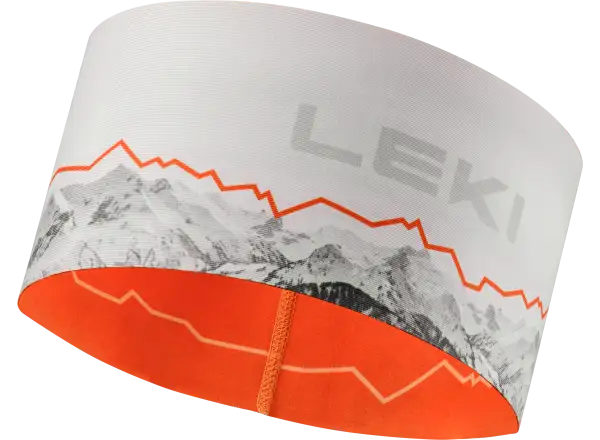 Leki XC Headband opaska na głowę White-orange One size