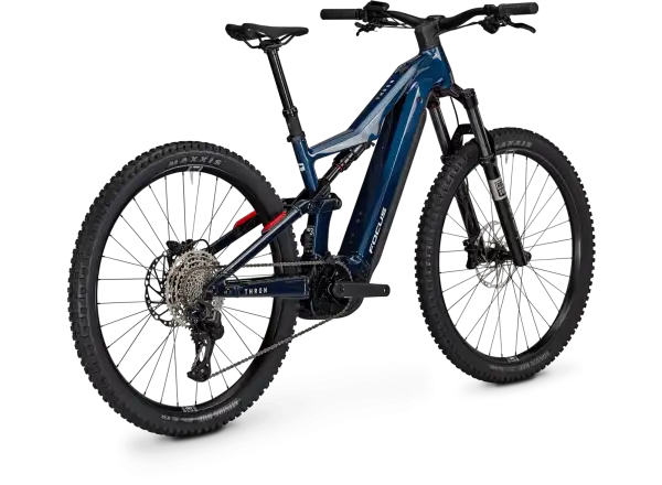 Focus THRON 8 800Wh w pełni amortyzowany rower elektryczny Azurblue / Sydneyblue