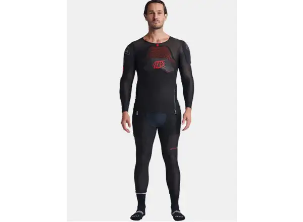 Troy Lee Designs Stage Ghost D3O Solid ochranna kamizelka z długim rękawem Black