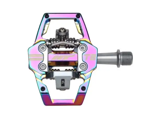 HT HTI-T2 MTB pedały zatrzaskowe Oil slick