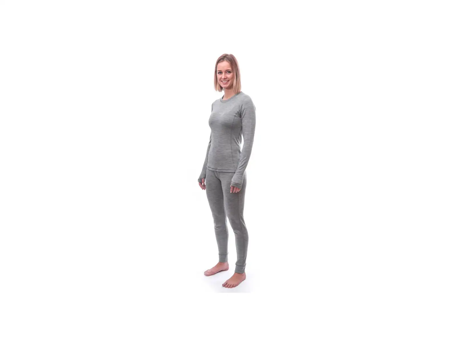 Sensor Merino Bold damskie spodnie Cool Gray