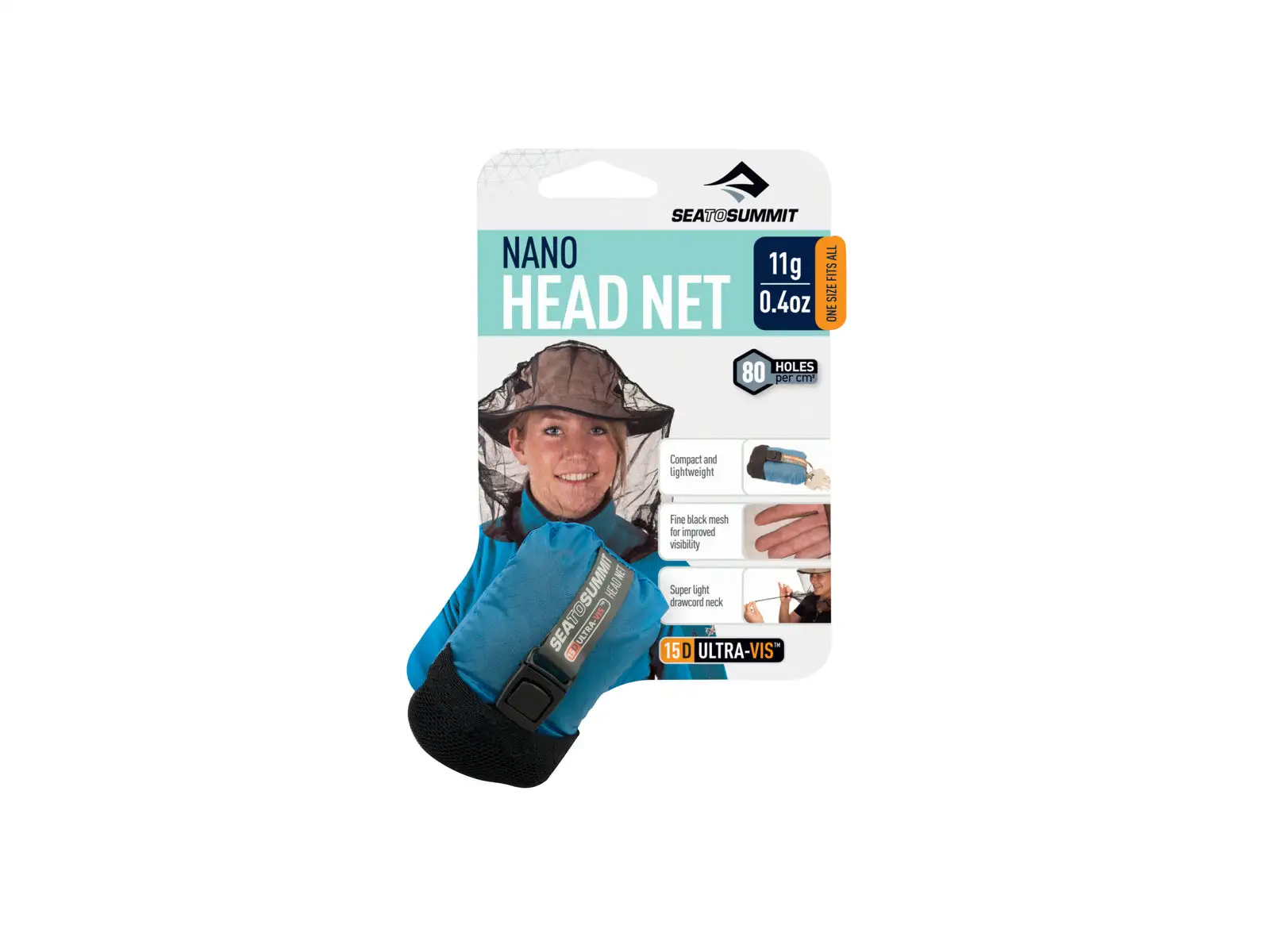 Sea To Summit Nano moskitiera Black