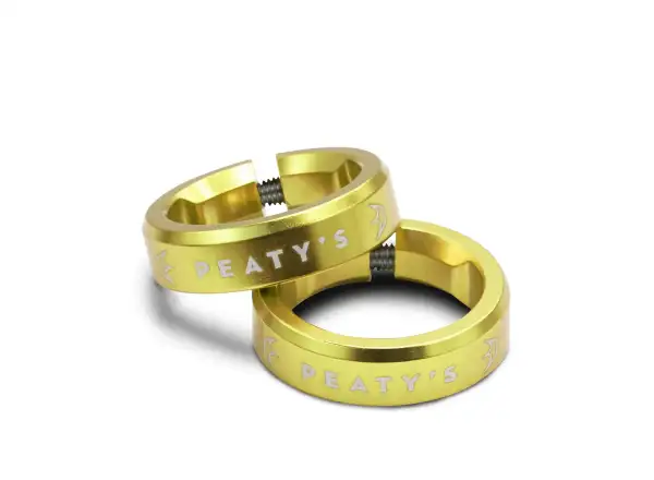 Peaty's Monarch Lock Ring obejma chwytu Gold