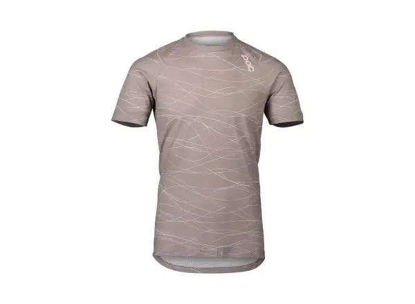 POC Pure Tee Lines męski MTB jersey krótki rękaw Moonstone Grey