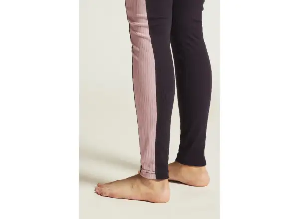 Craft Core Dry Baselayer damski zestaw koszulka długi rękaw+spodnie różowy