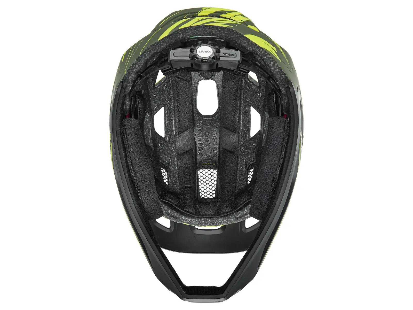 Uvex React JR kask MTB fullface Dark olive matt