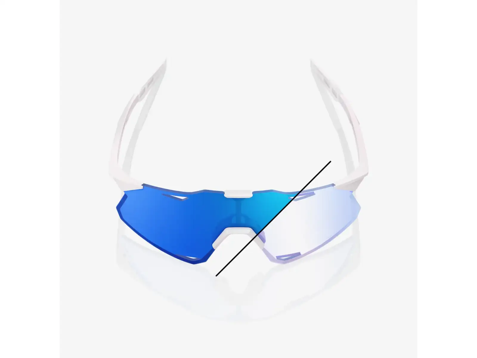 100% Hypercraft okulary LE Bastille Blue Mirror Photochromic