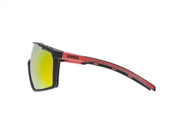 Uvex MTN Perform okulary rowerowe Black Red M/Mirror Red