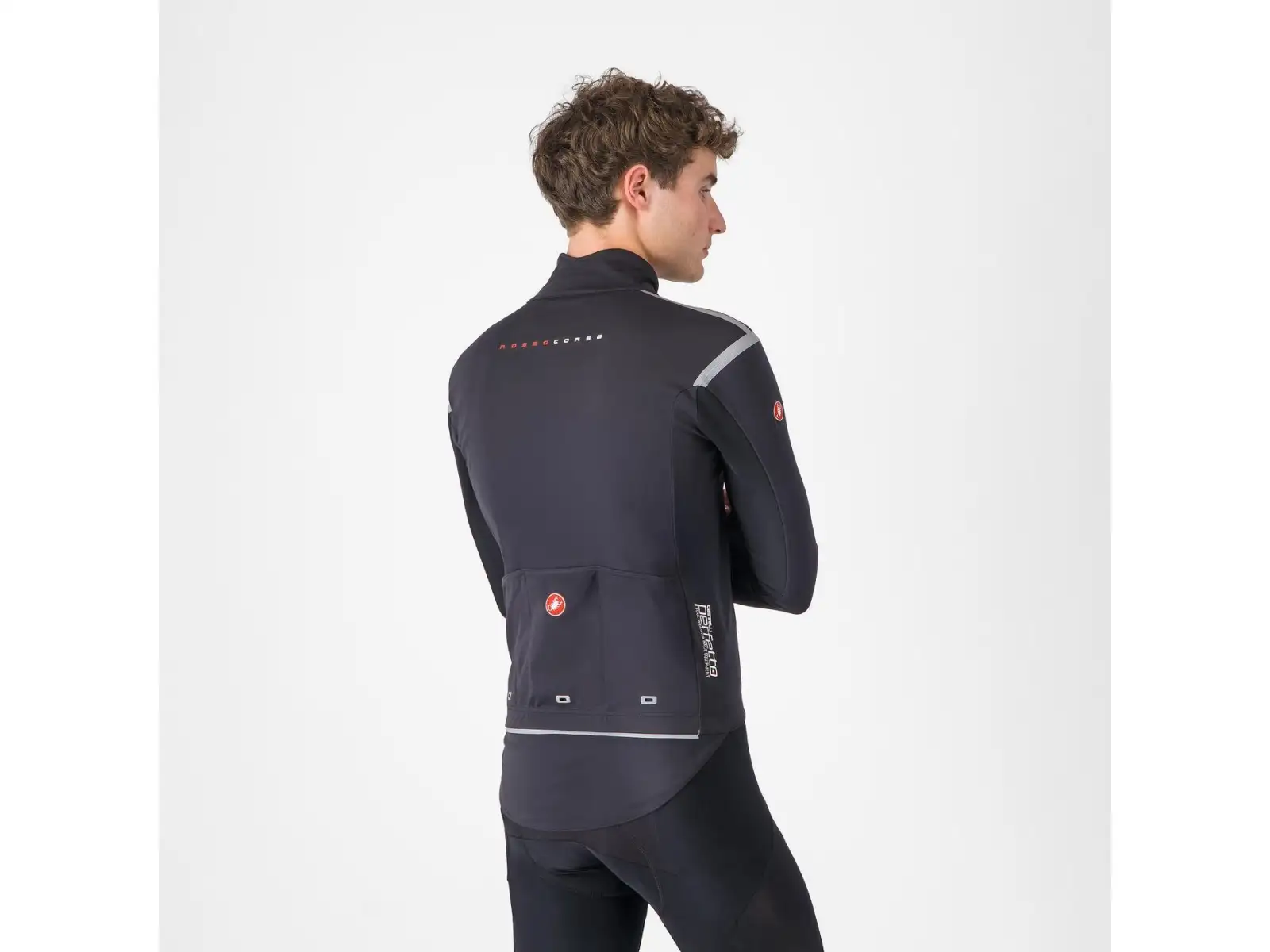 Castelli Perfetto RoS 3 Jacket męska kurtka Light Black/Silver Reflex