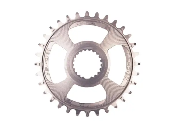 Burgtec Thick Thin DM Shimano zębatka 34 zęby srebrna