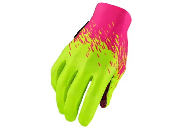 Supacaz SupaG długie rękawice Neon Pink/Neon Yellow