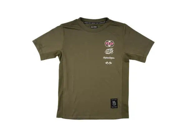 Troy Lee Designs Skyline Ride Tee dziecięca koszulka rowerowa krótki rękaw Worldwide Caper