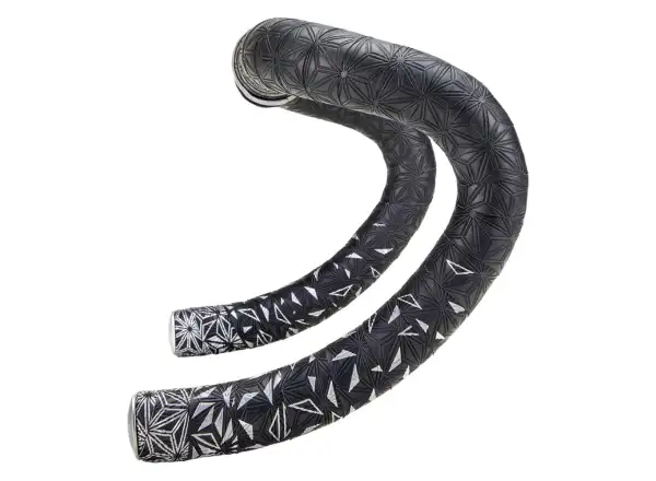 Supacaz Super Sticky Kush Star Fade owijka Platinum Print/Platinum Plugs