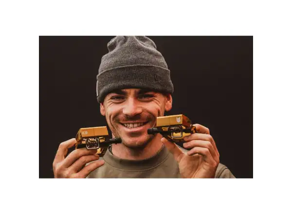 Crankbrothers Mallet DH Loic Bruni Signature Bronze Edition pedały zatrzaskowe