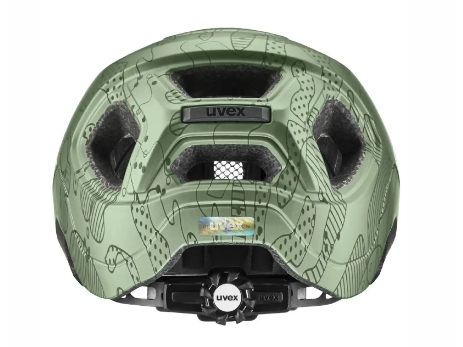Uvex React Jr. dziecięcy kask Moss Green/Altim Matt
