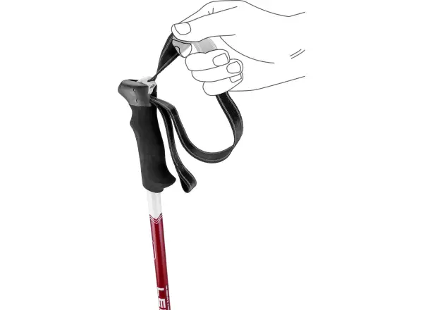 Leki Trail Lite kije trekkingowe tamarillo/white