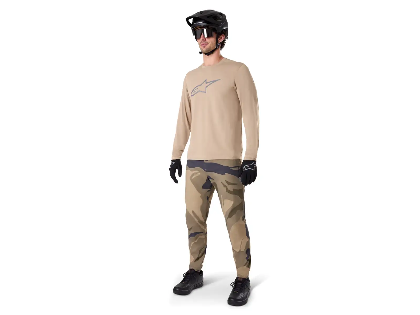 Alpinestars A-Dura Astar męska koszulka długi rękaw Light Brown