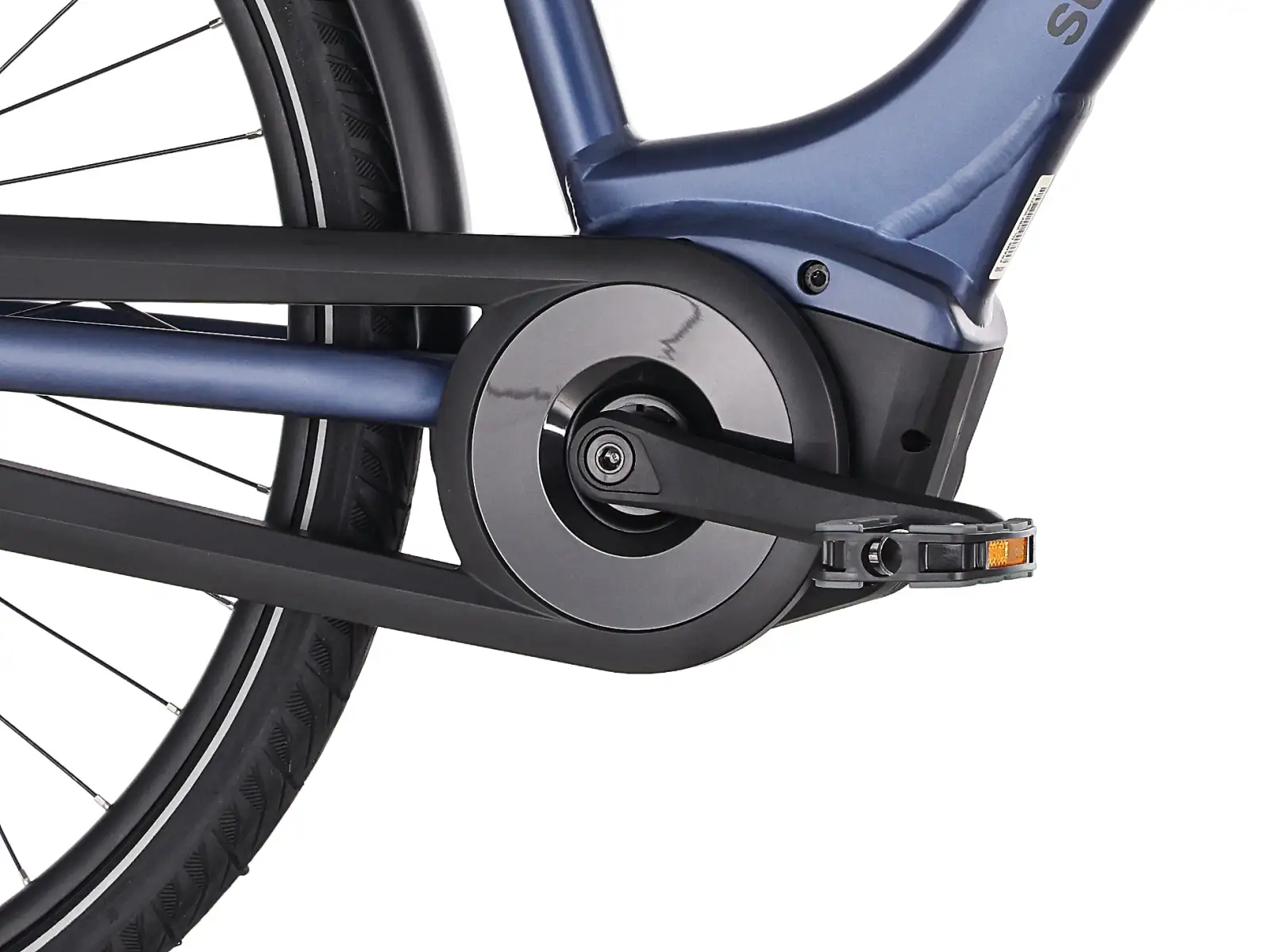 Superior eMOVE 6.0 miejskie rower elektryczny Matte Blue