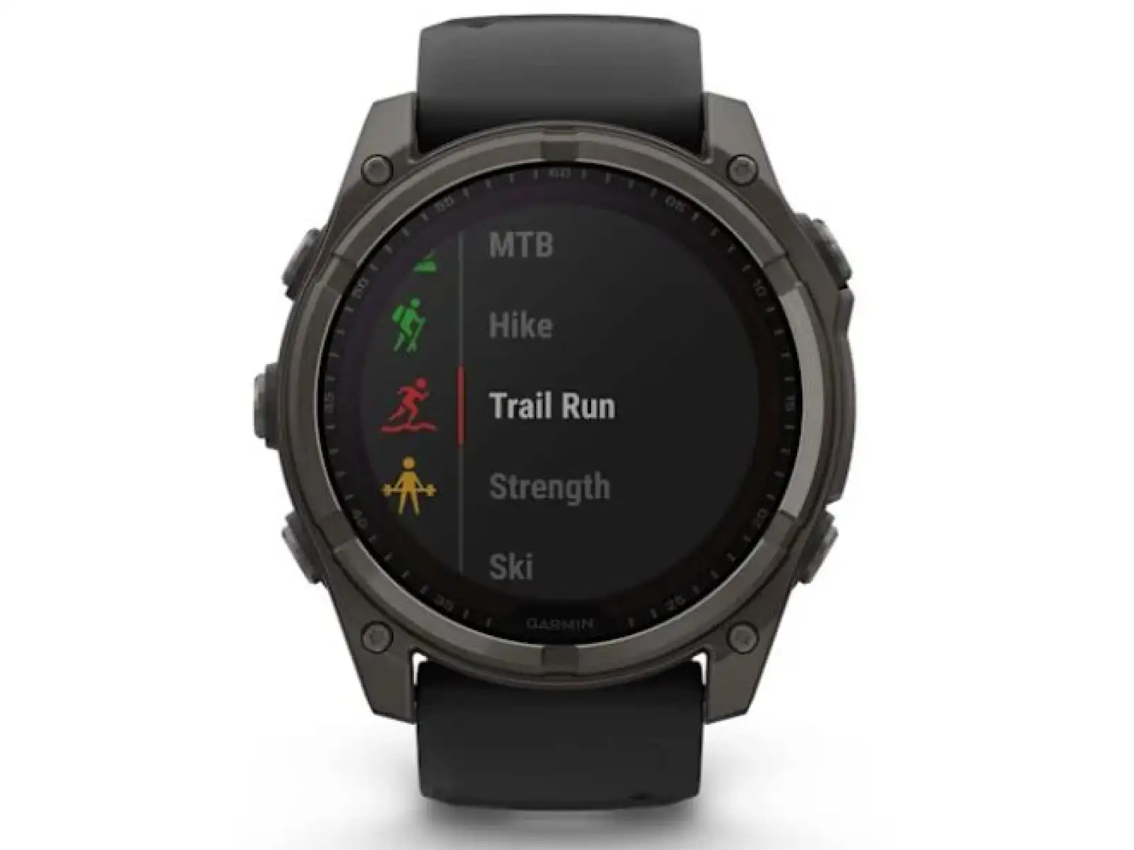 Garmin fenix 8 - 51 mm Solar Sapphire inteligentny zegarek Carbon DLC Titanium Black/Pebble Gray