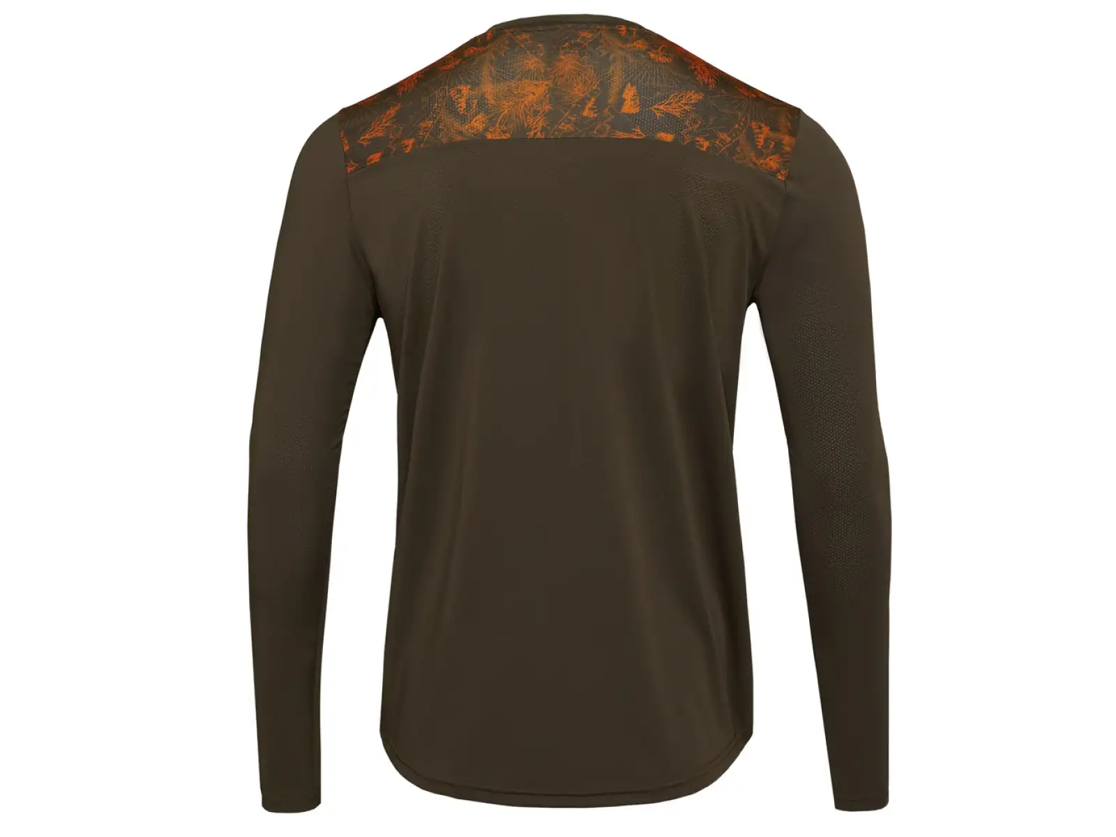 Silvini Ello męska koszulka z długim rękawem Olive/Orange