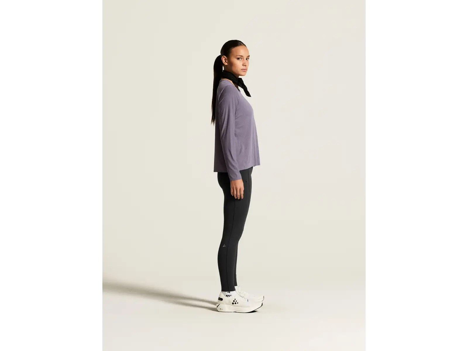 CRAFT Hypervent Longsleeve damska koszulka fioletowa