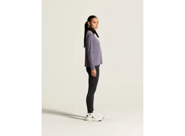 CRAFT Hypervent Longsleeve damska koszulka fioletowa