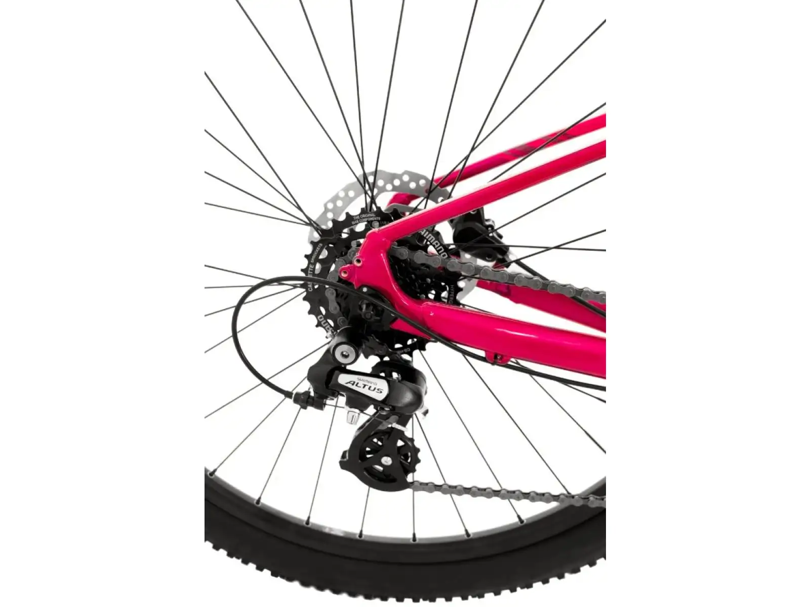 Rock Machine Catherine 40-29 gloss pink/light pink/crimson rower górski