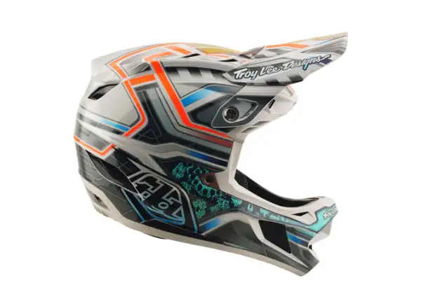 Troy Lee Designs D4 Composite kask Lowrider Gray