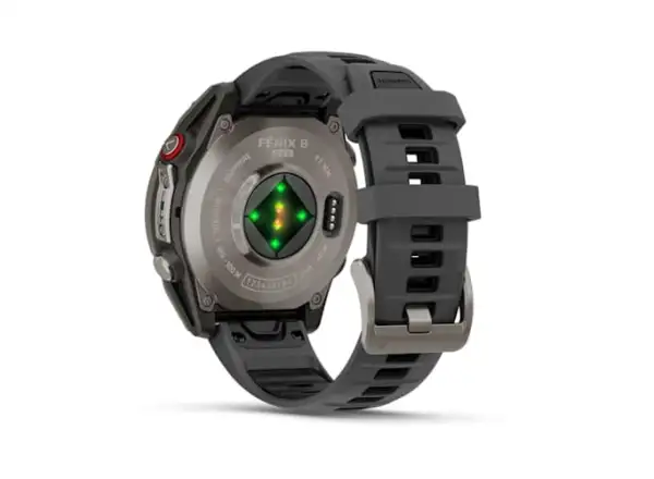 Garmin fenix 8 Pro 47 mm AMOLED Sapphire inteligentny zegarek Titanium Graphite/Black