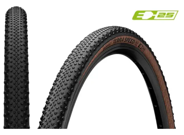 Continental Terra Speed ProTection TLR 40-622 gravel opona kevlar black/transparent