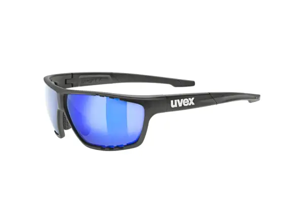 Uvex Sportstyle 706 okulary Black Mat/Mirror Blue