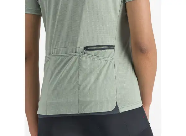 Castelli Unlimited Sentiero 2 damska koszulka z krótkim rękawem Defender Green