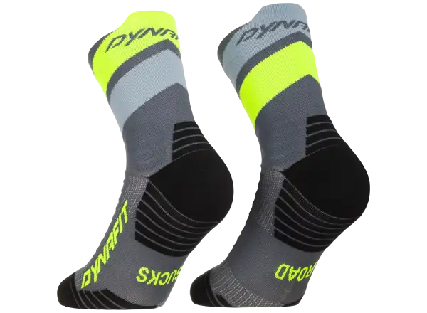 Dynafit Ultra Mid skarpety do biegania Cinder/Ultra Yellow